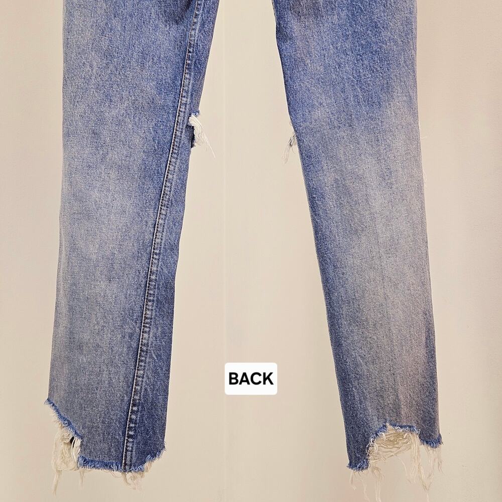 Boyish Denim Jeans Billy High Rise Waist Destroyed Distressed | Women's 25 - Picture 4 of 16